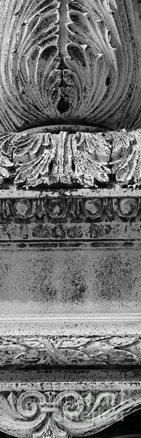 Patina on post in black and white by Anne Boyes Patina on post in black and white by Anne Boyes