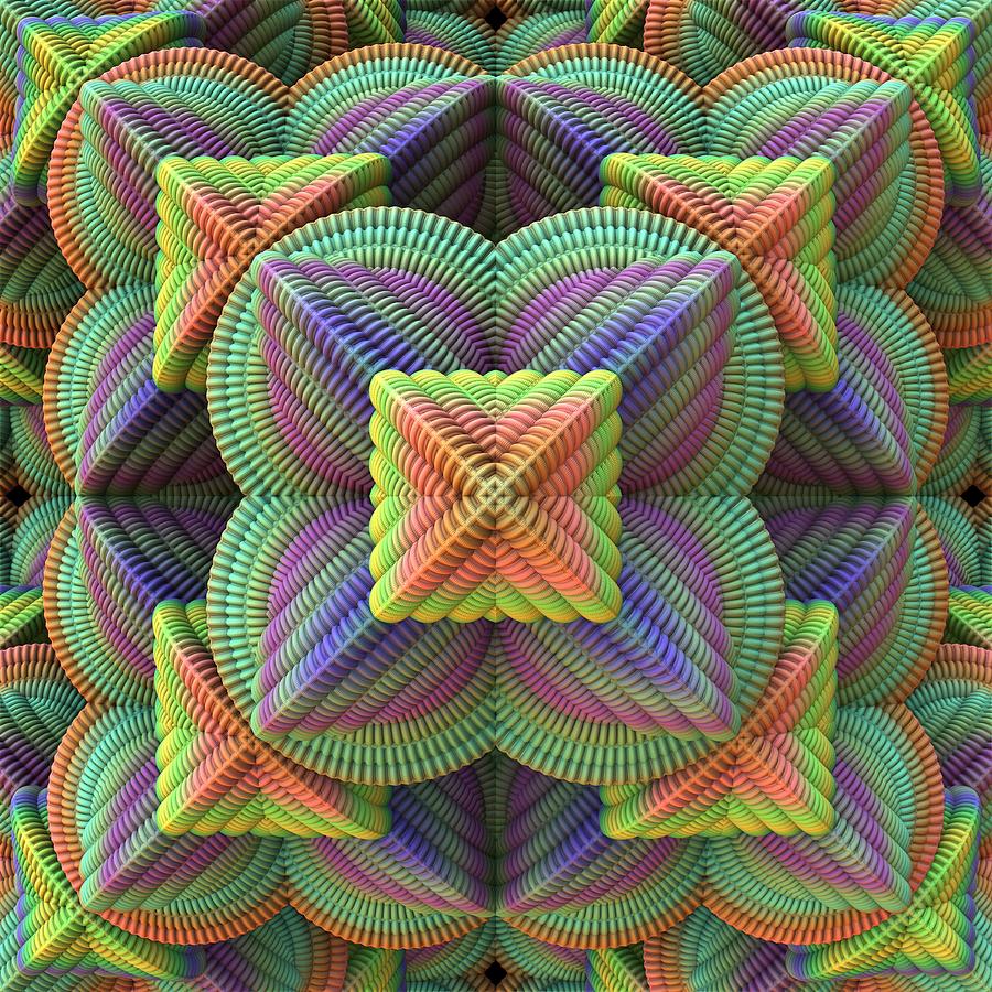 Pattern Pyramid Digital Art by Lyle Hatch