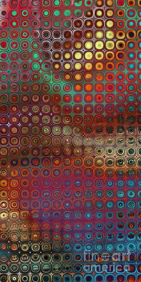 Pattern Digital Art - Pattern Study I Reflections by Richard Ortolano