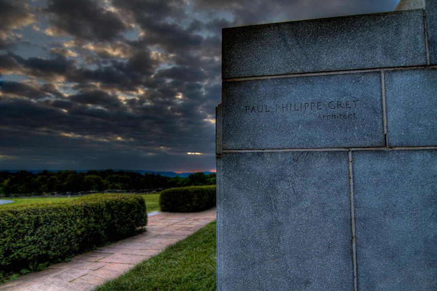 Gettysburg National Park Photograph - Paul Cret Gettysburg Monument by Andres Leon