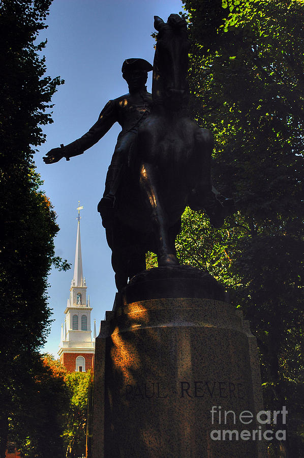 Paul Revere Statue Photograph by Joann Vitali