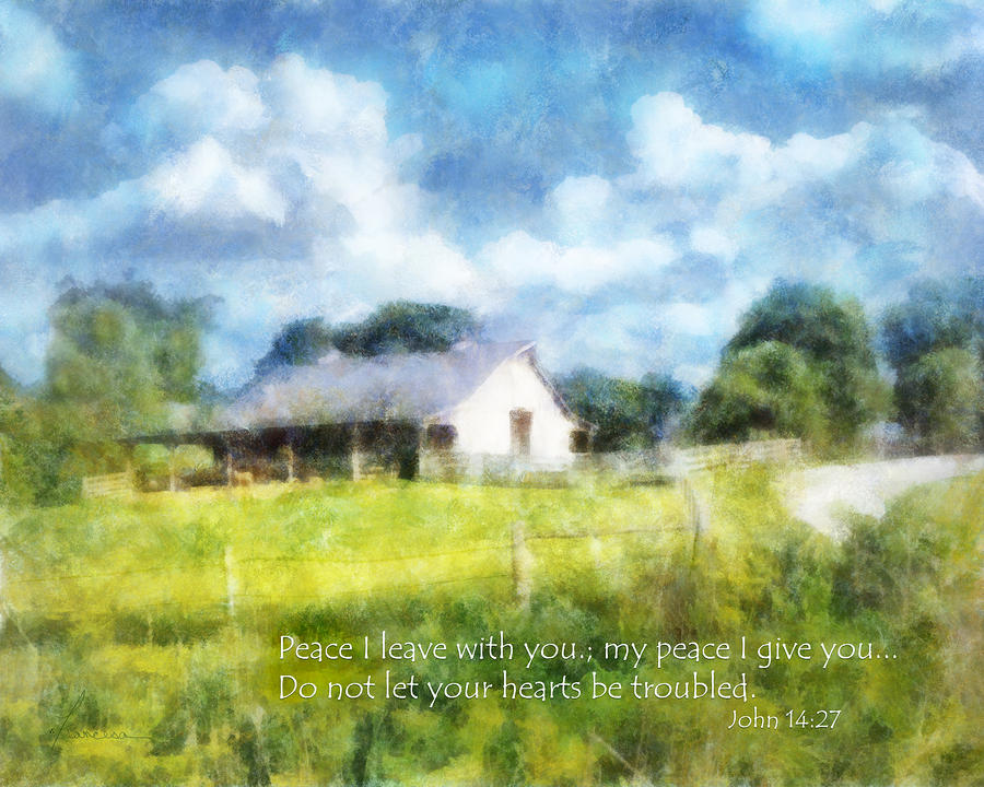 Peace Be With You Digital Art by Frances Miller