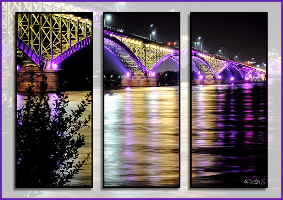 Peace Bridge 02 Triptych Series Photograph by Michael Frank Jr