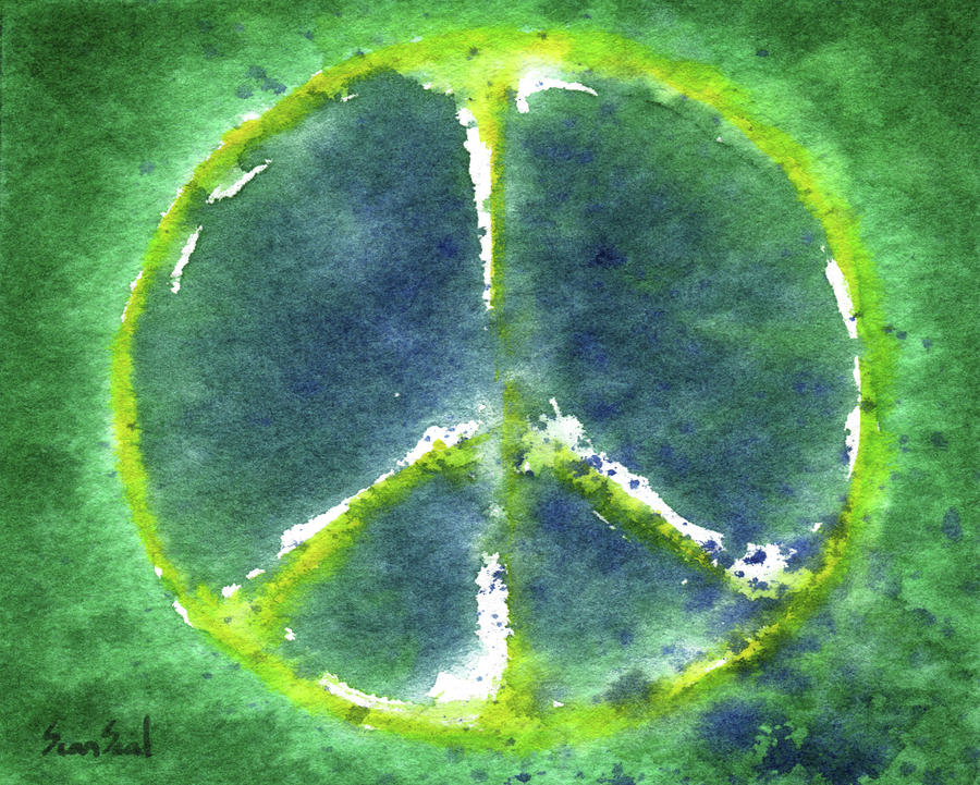 Peace Day 2011 Painting by Sean Seal