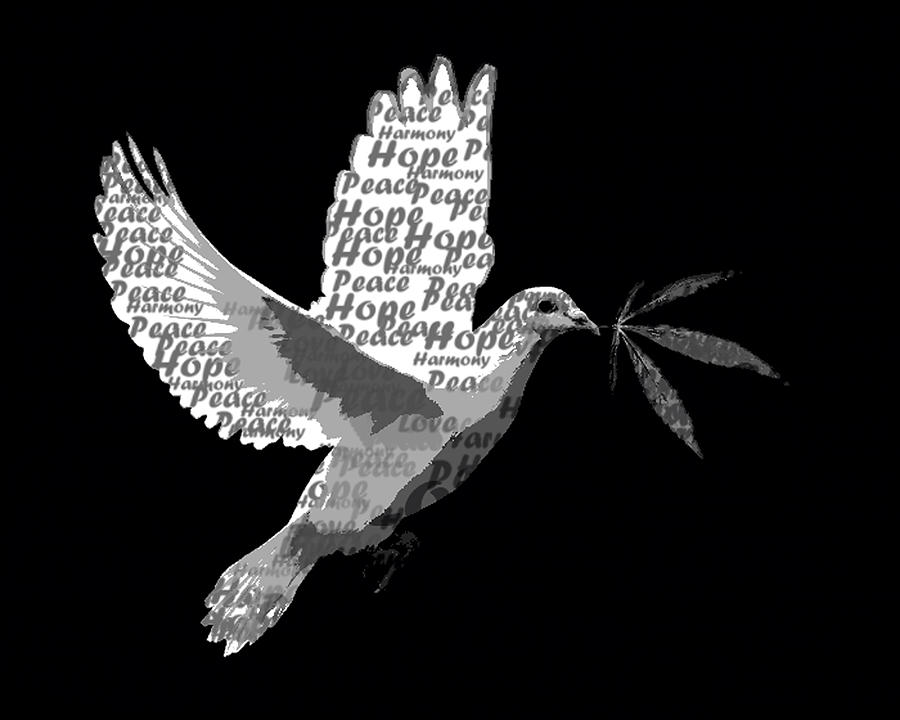 Peace Dove Digital Art By Elizabeth Heart