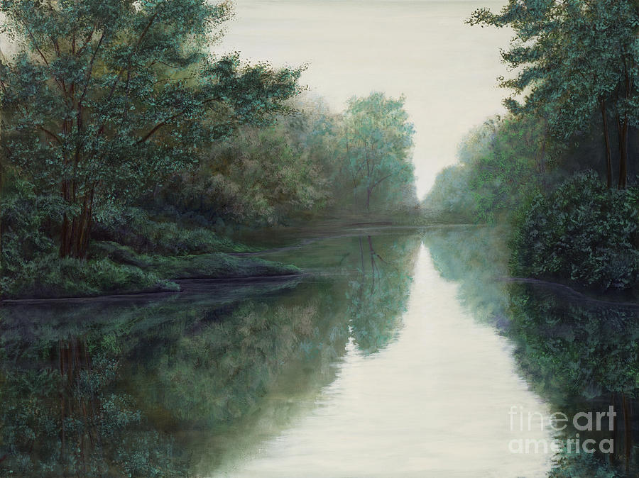 Peace just like a river Painting by Marc Dmytryshyn