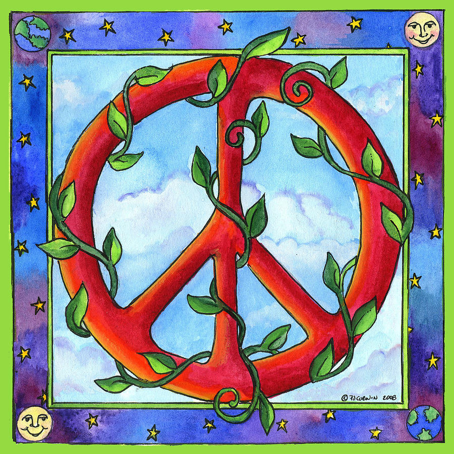 Peace Painting by Pamela  Corwin