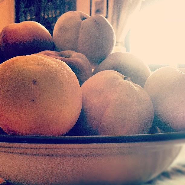 Peach Photograph - #peaches by Megan Rudman