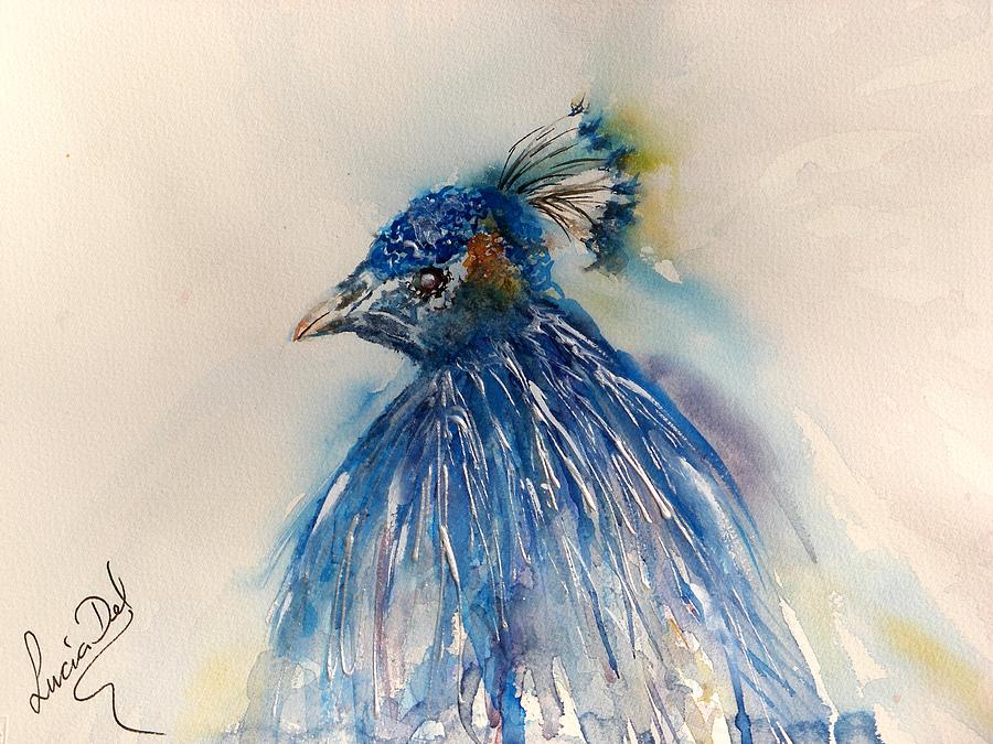 Peacock Painting - Peacock by Lucia Del