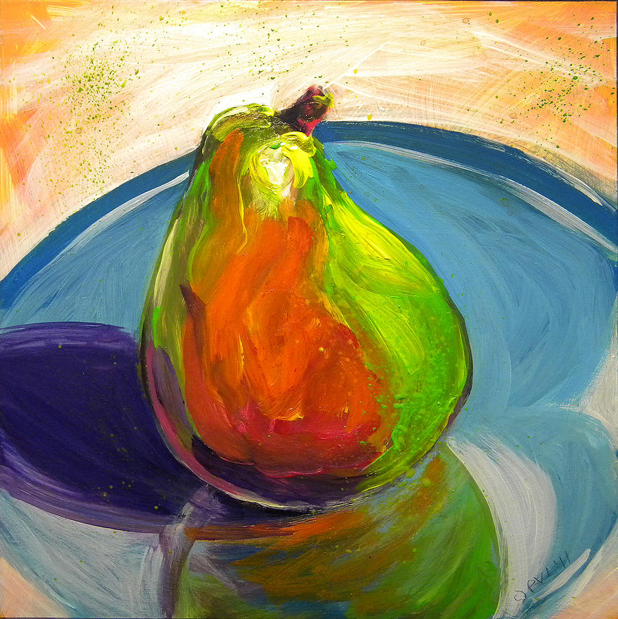 Pear 1 Painting by Pam Van Londen - Fine Art America