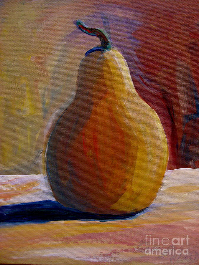 Pear  Painting by Gretchen Allen