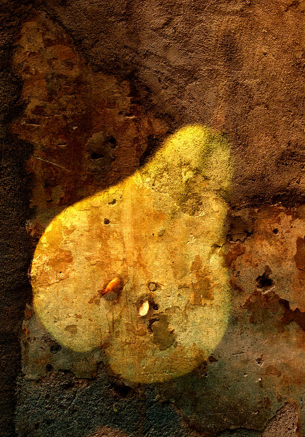 Pear Photograph - Pear in Stone by John Wong