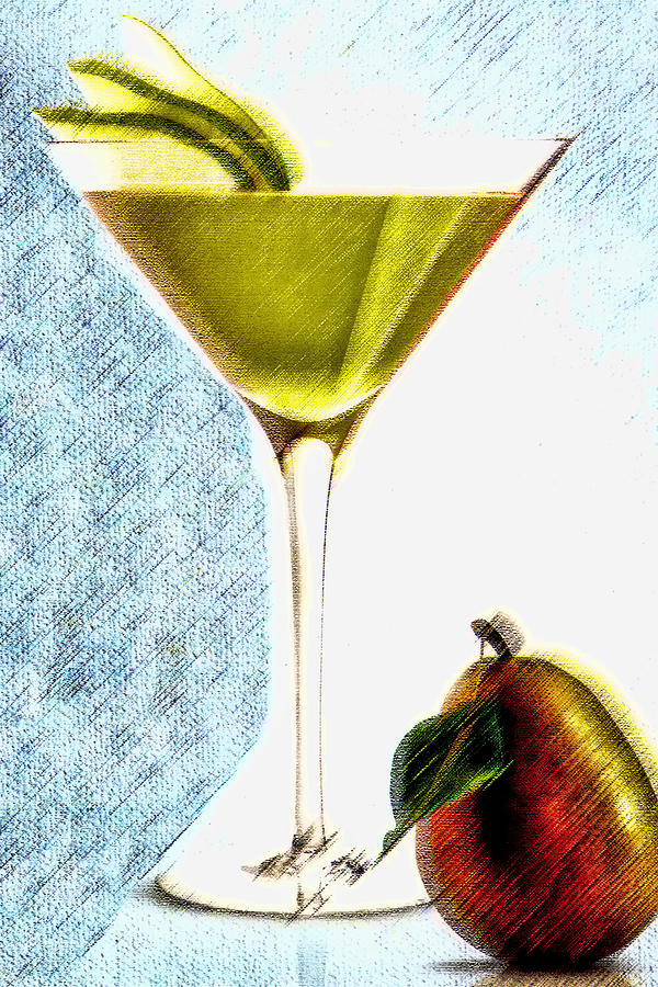 Pear Martini Photograph by Rianna Stackhouse - Fine Art America