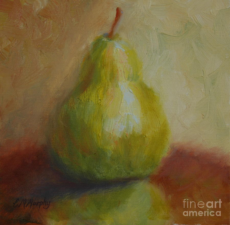 Still Life Painting - Pear Study by Colleen Murphy Still Life Painting - Pear Study by Colleen Murphy