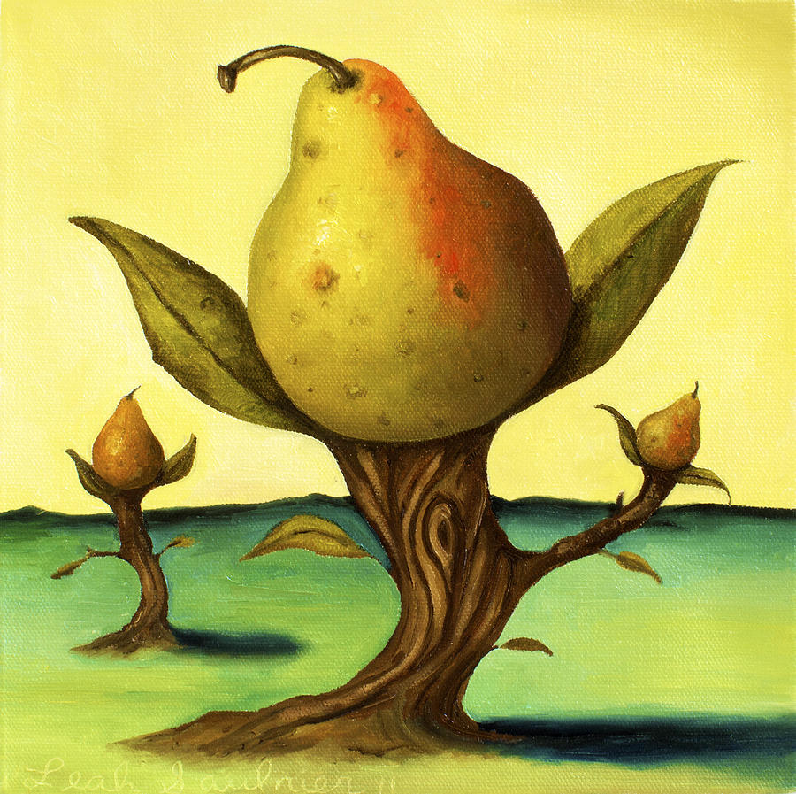 Pear Trees 2 Painting by Leah Saulnier The Painting Maniac