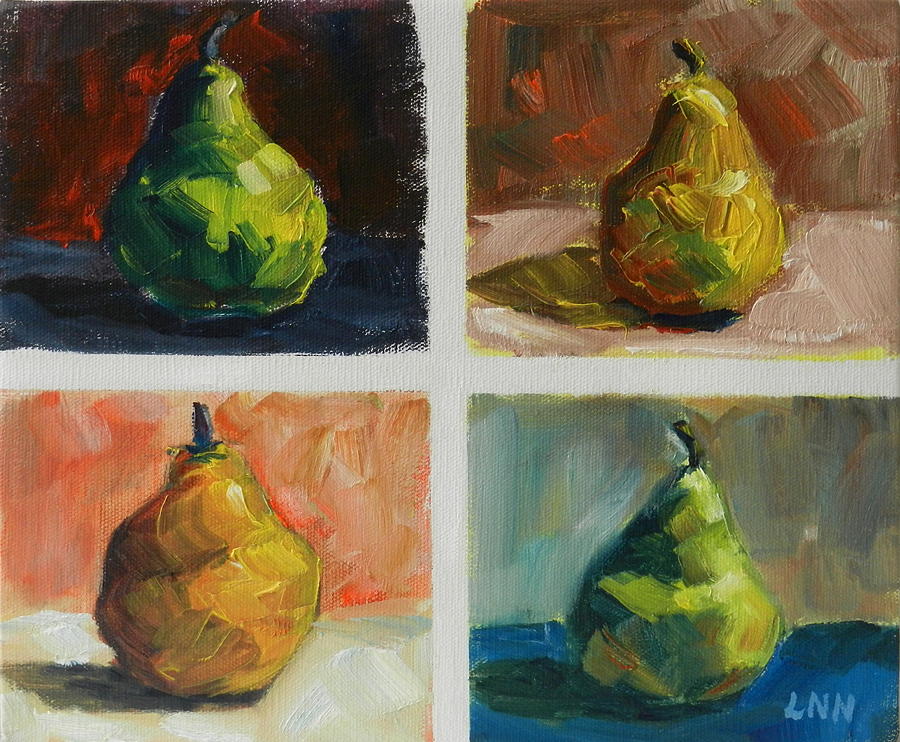 Pears,Peru Impression Painting by Ningning Li