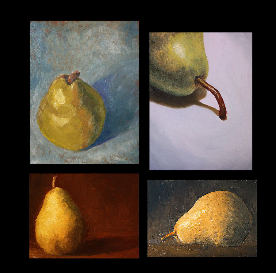 Pears the Series Painting by Rachel Bochnia