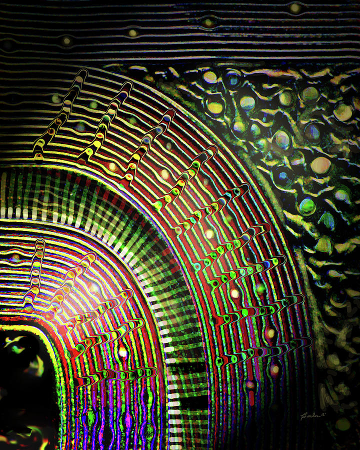 Peephole Digital Art by Charles Carlos Odom