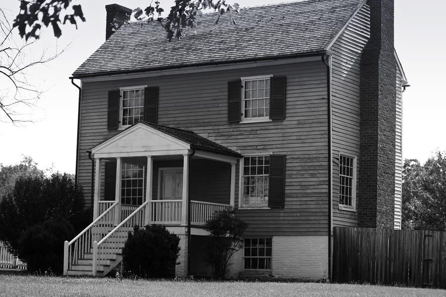 Brick Photograph - Peers House Appomattox County Court House Virginia by Teresa Mucha