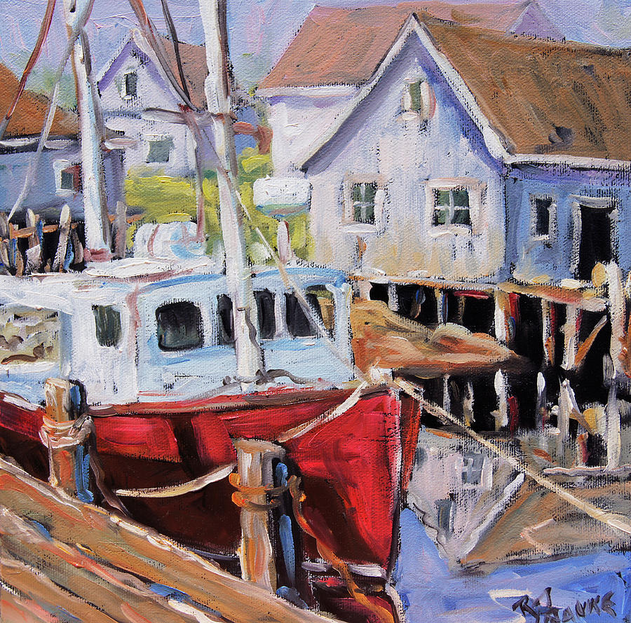 Peggy s Cove 02 by Prankearts Painting by Richard T Pranke