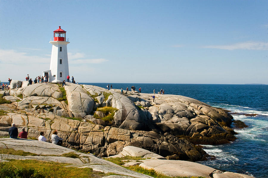 Peggy's Cove Lighthouse Photograph by Debra Linkous - Fine Art America