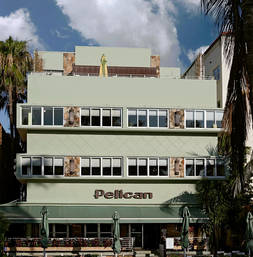 Pelican Hotel. Miami. FL. USA Photograph by Juan Carlos Ferro Duque