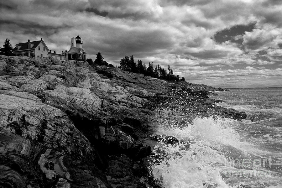 Architecture Photograph - Pemaquid Point Lighthouse by Keith Kapple