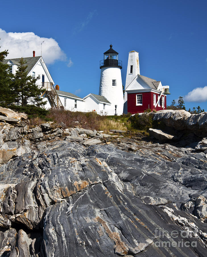 Pemaquid Point Lighthouse Maine 3 Photograph by Glenn Gordon
