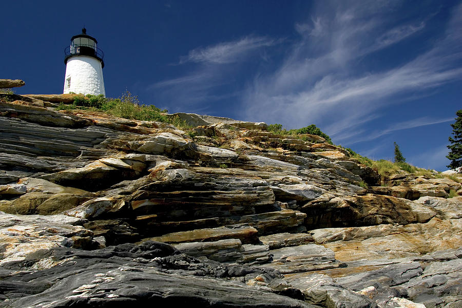 Lighthouse Photograph - Pemaquid Point Lighthouse by Rick Berk