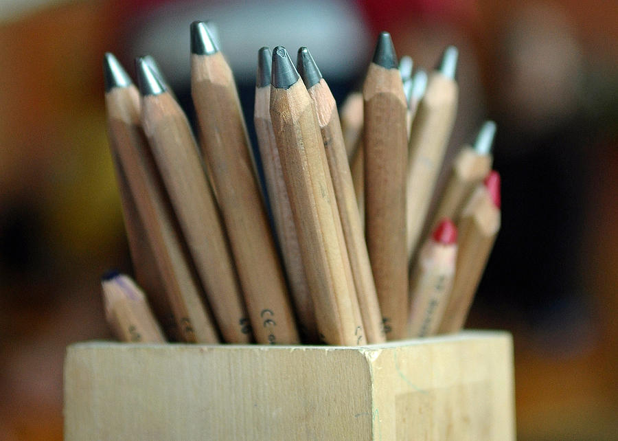 Pencils Photograph by Lisa Phillips