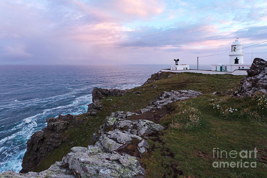 Pendeen Watch Lighthouse In Cornwall Photograph