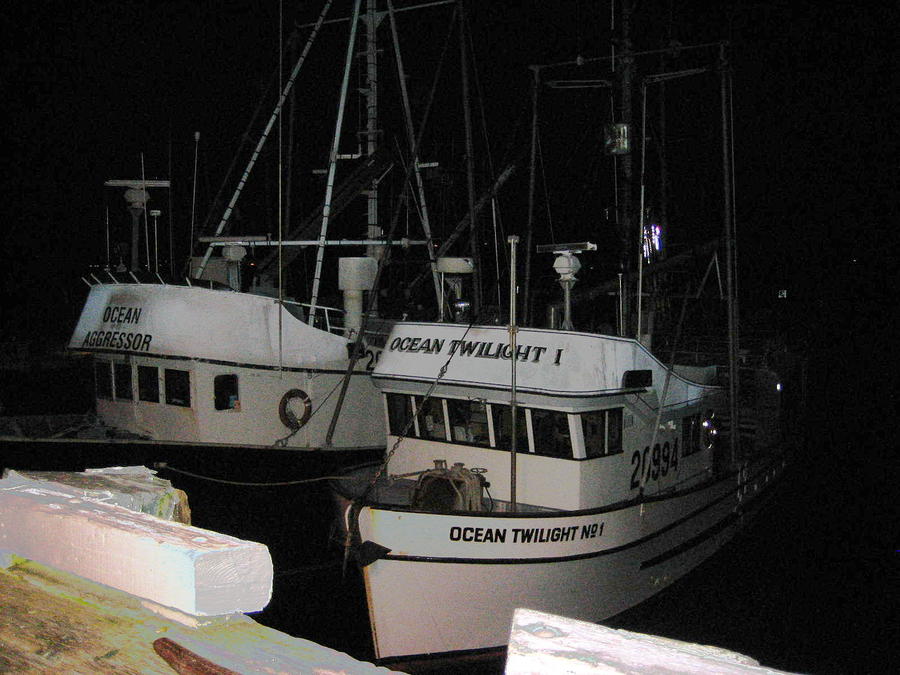 Fishing Boats Pyrography - Pender Harbour by Shawn Hegan