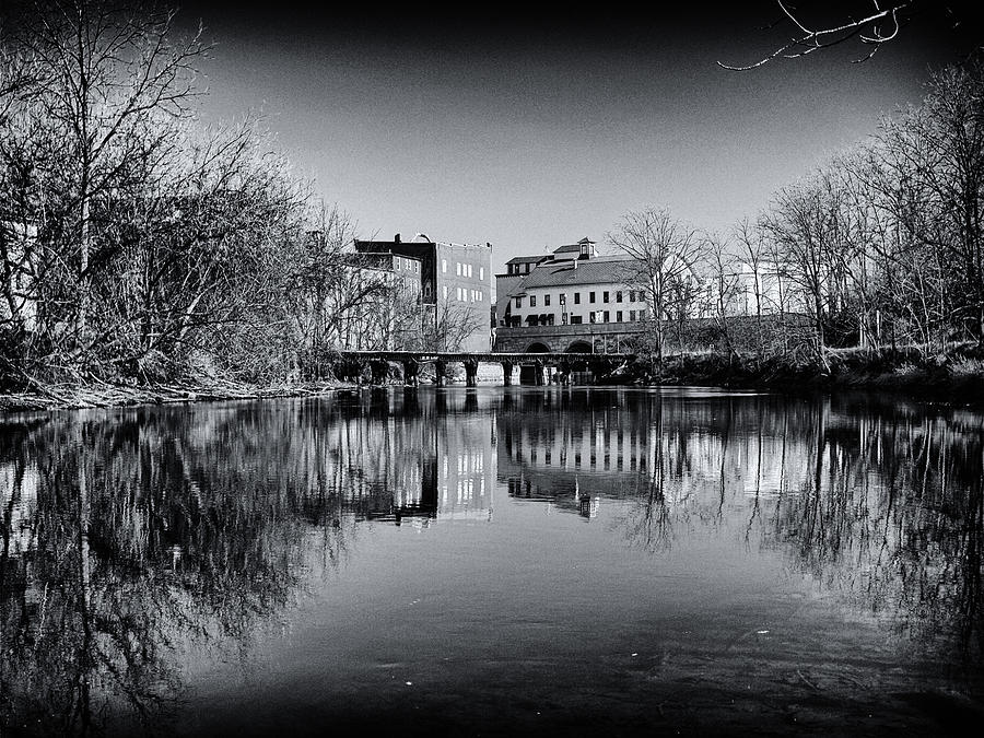 Penn Yan Bridges in Black and White Photograph by Joshua House