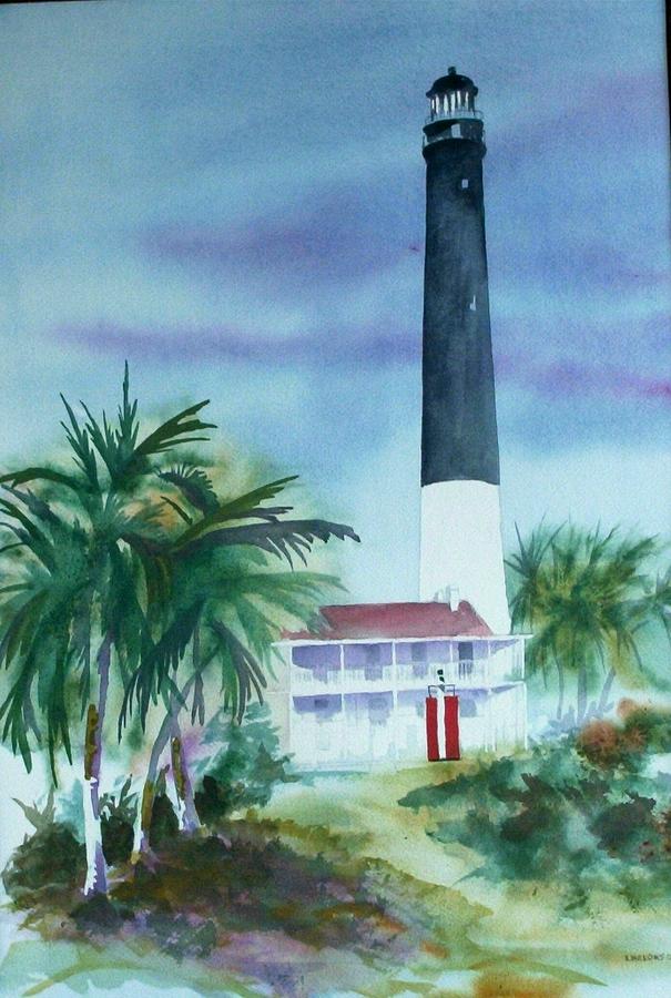 Pensacola Lighthouse Painting by Richard Willows