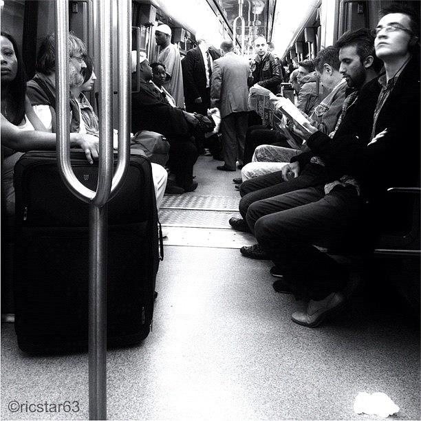 Instagram Photograph - People On The Metro by Ric Spencer