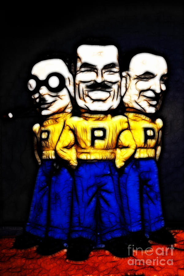 Pep Boys - Manny Moe Jack - Color Sketch Style - 7D17428 Photograph by Wingsdomain Art and Photography
