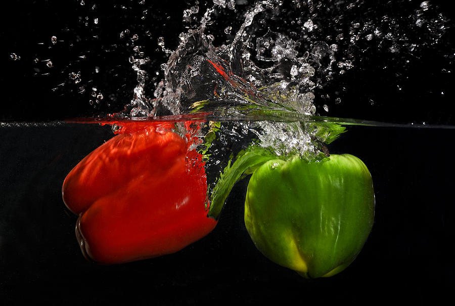 Pepper dropping Photograph by Travel Images Worldwide Fine Art America