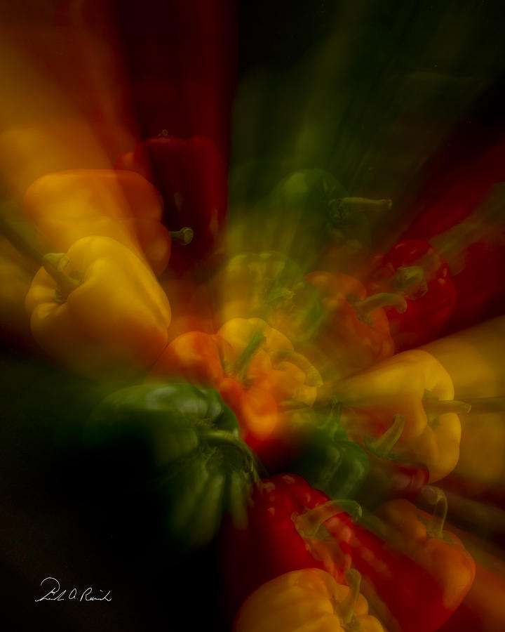 Pepper Explosion II Photograph by Frederic A Reinecke