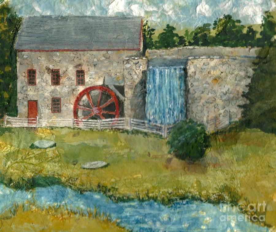 Pepperidge Farm Gristmill Painting by Lynn Babineau