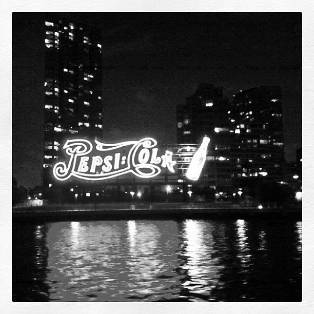 New York City Photograph - Pepsi Sign Long Island City. Reminds Me by Trey Rucker