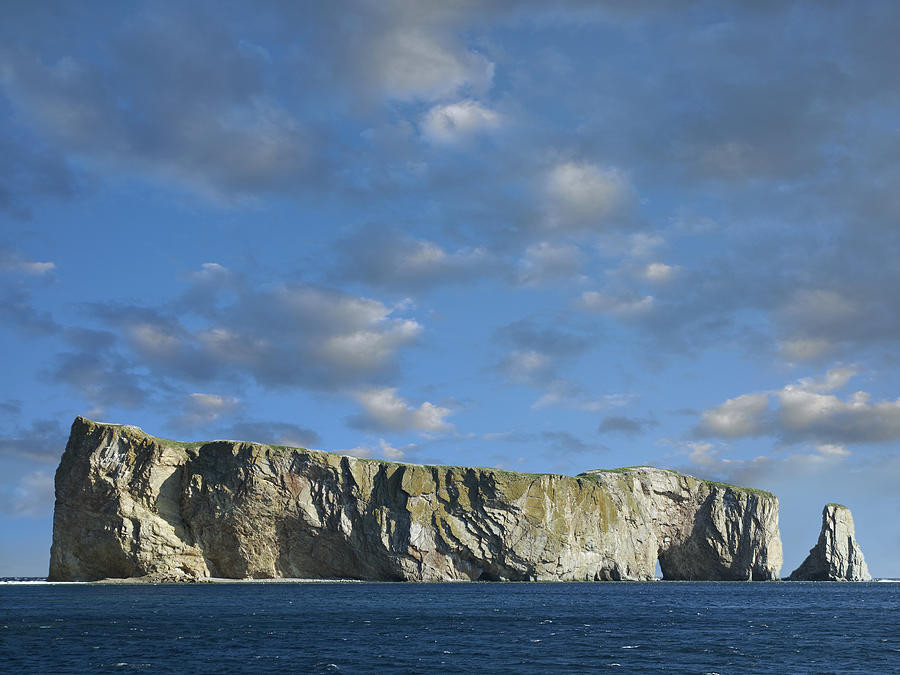 Perce Rock Island Limestone Formation Photograph by Tim Fitzharris