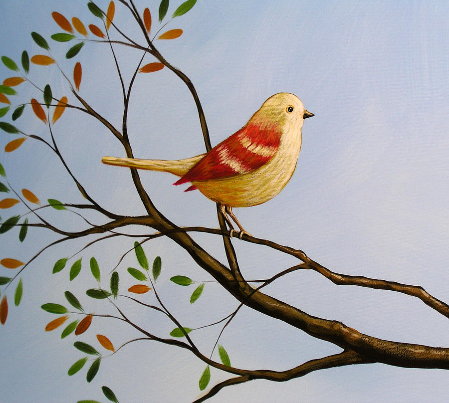 Perch Painting by Amy Giacomelli