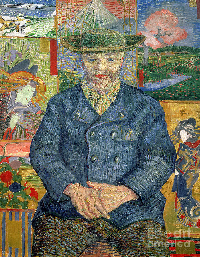 Vincent Van Gogh Painting - Pere Tanguy by Vincent van Gogh