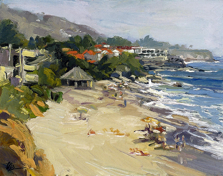 Perfect Beach Painting by Mark Lunde