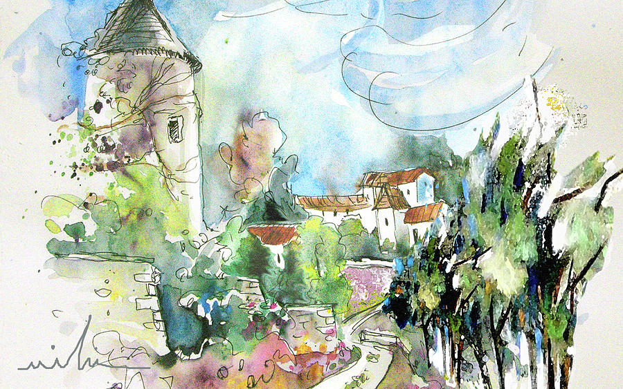 Perigord in France 06 Painting by Miki De Goodaboom