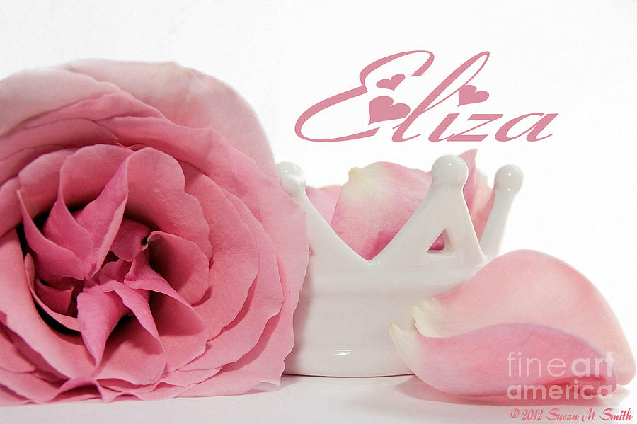 Personalized Princess Petals Photograph by Susan Smith
