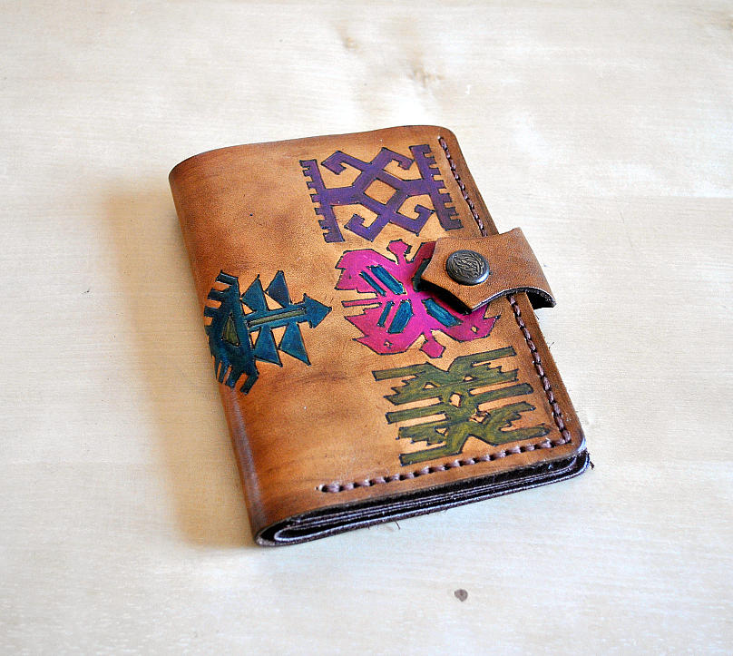 personalized women leather wallet bi fold credit card coins ladies wallet deniss saganai
