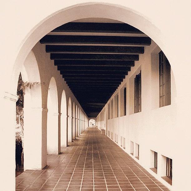 Architecture Photograph - #perspective #arches #archway #pasadena by Michael Lynch