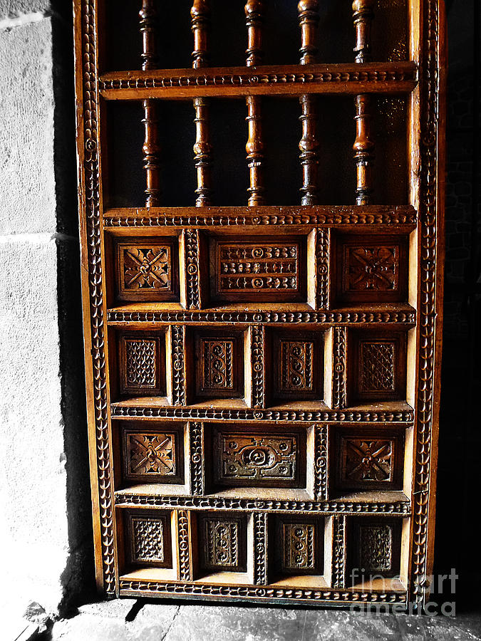 Door Photograph - Peruvian Door Decor 18 by Xueling Zou