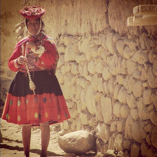 Peru Photograph - Peruvian Woman by Shayne Arcilla
